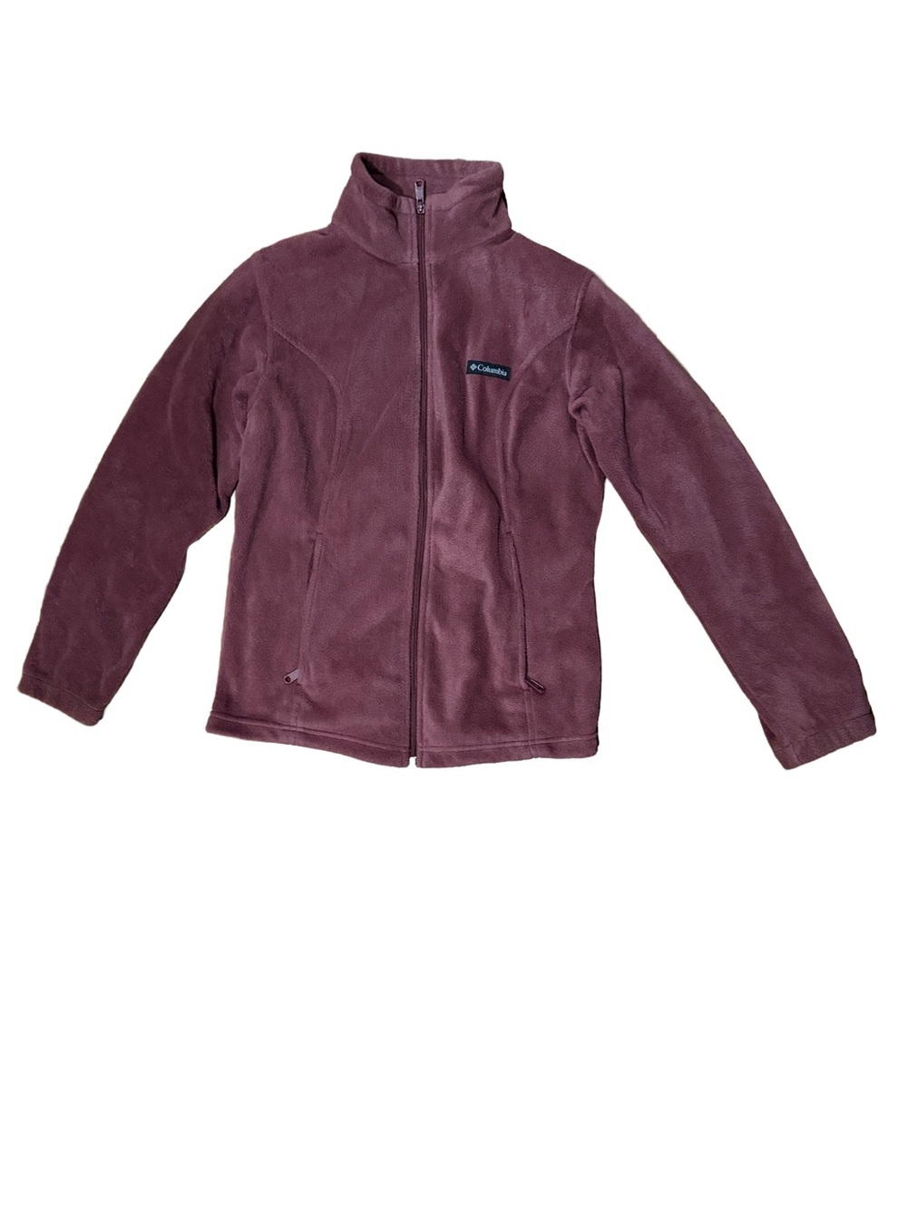 Columbia Mauve Full-Zip Fleece Jacket